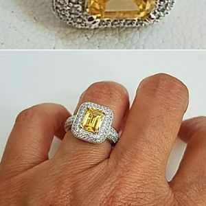 Reposh...Sterling silver plated yellow 💛